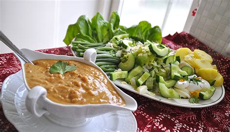 Gado Gado Classic Dutch Indonesian Recipe With Peanut Sauce