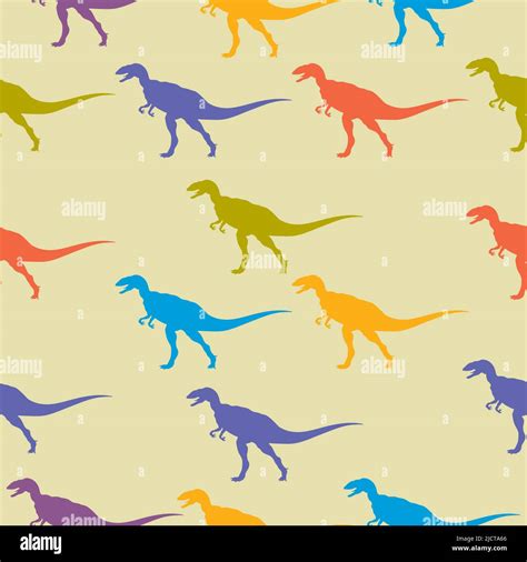 Dinosaurios Diseño Sin Costuras Dibujado A Mano Con Dinosaurios Para