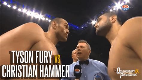 Tyson Fury V Christian Hammer Final Eliminator For Wladimir Klitschko