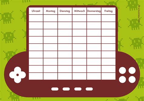 stundenplan | PIXELKITSCH