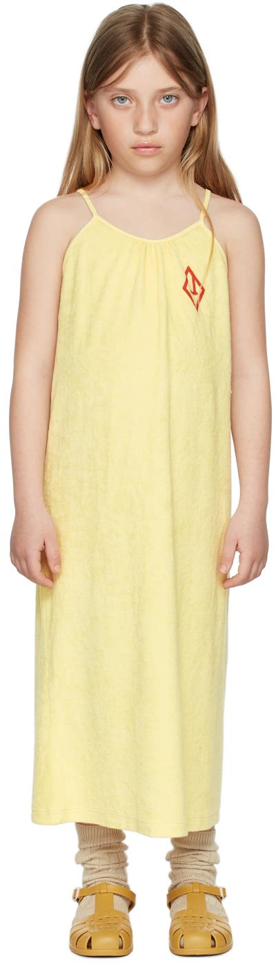 The Animals Observatory Kids Yellow Logo Gazel Dress