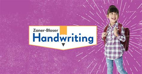 Zaner Bloser Handwriting Grades K6 Cursive And Manuscript The Idea
