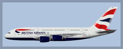British Airways Airbus A380 Fleet Tfs Model Atco Repaints