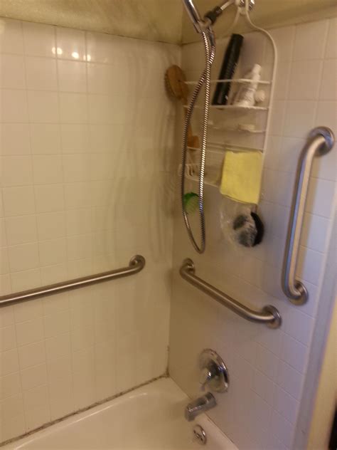 Bathroom Grab Bars Installed In A Shower Grab Bars In Bathroom
