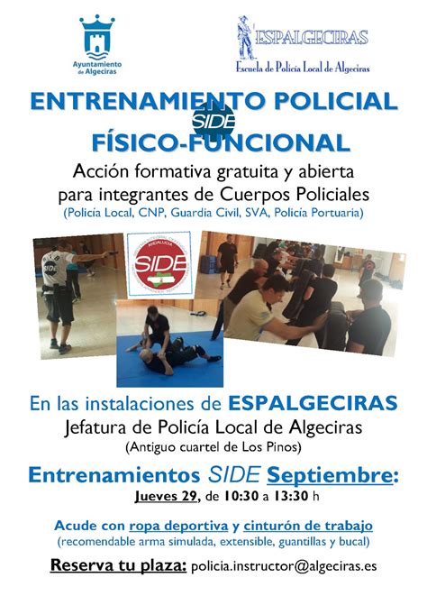Espalgeciras Escuela De Policía Local De Algeciras Entrenamiento Side