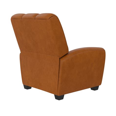 Better Homes And Gardens Vertical Channel Pushback Recliner Chair Camel