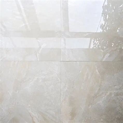80x80cm Marble Look White Beige Full Polished Glazed Porcelain Tile