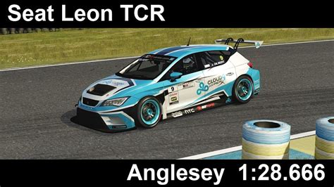 Assetto Corsa Seat Leon Tcr Anglesey Youtube
