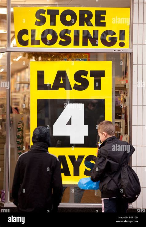 Woolworths Store Closures Across The Uk Economic Climate Forces The