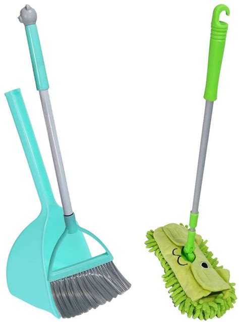 Mini Broom Dustpan Mop Corner Clean Home Sweeping Toy Combination
