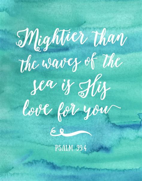 Mightier Than The Waves Of The Sea Psalm 934 Seeds Of