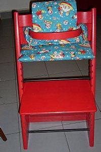 Coussin iconique multicolor pour chaise haute tripp trapp. Coussin de chaise "Tripp Trapp" | À Voir