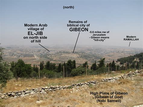 Gibeon And The High Place Of Worship Nebi Samwil