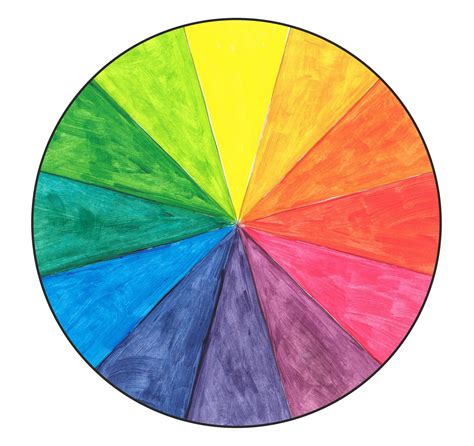 Color Wheel Paint Art