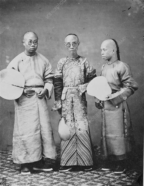 Chinese Men 19th Century Stock Image C0108457 Science Photo Library