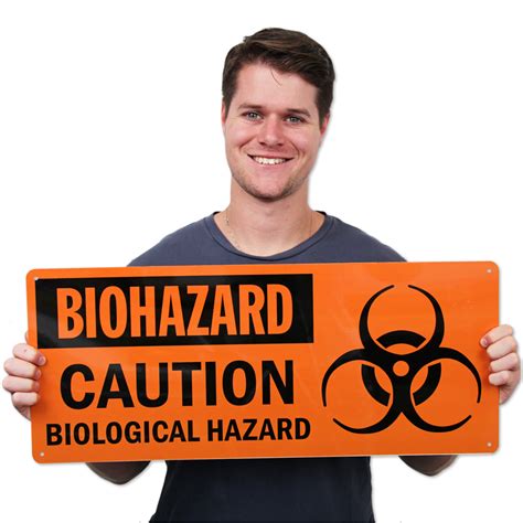 Biohazard Caution Biological Hazard Sign Sku S