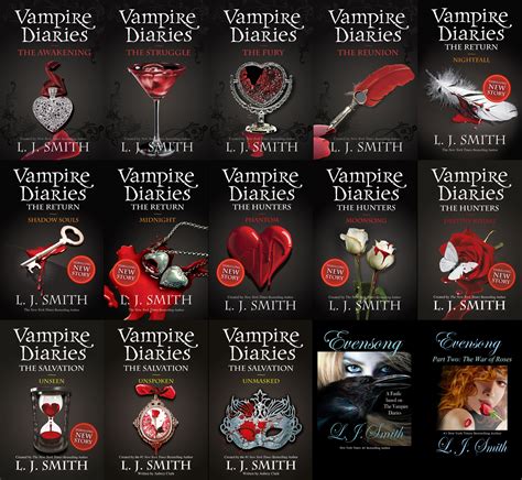 6, vampire diaries collection) [l. Vampire diaries books in order - all 13 of them!