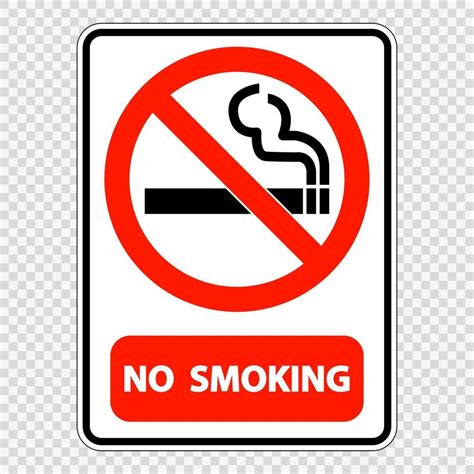 No Smoking Signs Vector