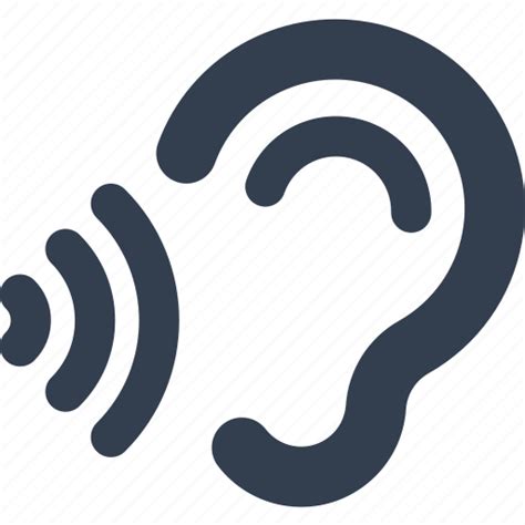 Ear Hear Sounds Icon