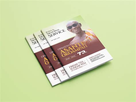 Funeral Brochure on Behance