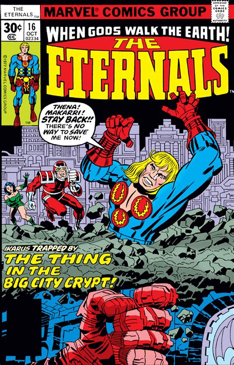 The eternals are a fictional race of humanoids appearing in american comic books published by marvel comics. Eternals Vol 1 16 - Marvel Comics Database