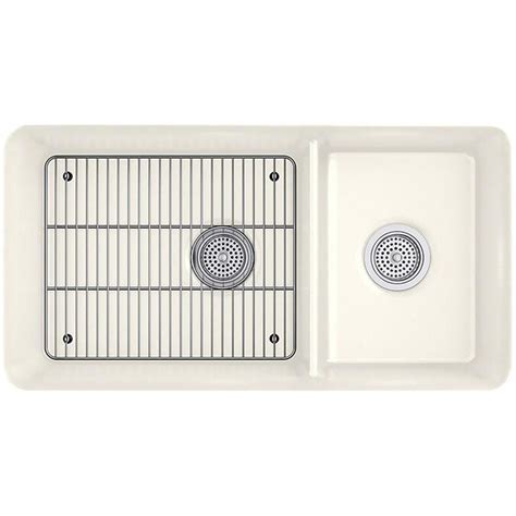 Kohler kitchen sinks come in a variety of styles, designs and materials. KOHLER Cairn Undermount 18.3125-in x 33.5-in Matte Beige ...