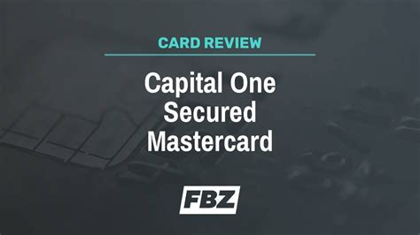 This card boasts no annual fees and a deposit requirement as. Secured MasterCard® from Capital One Review: Secure Your ...