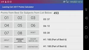 2017 Leaving Cert Points Calc Apk For Android Download