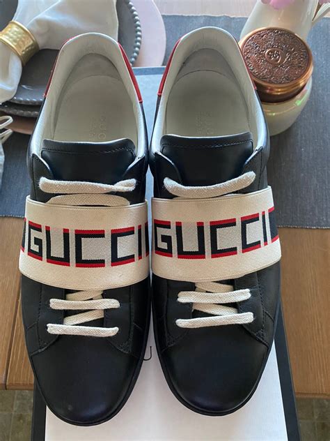 Gucci Gucci Ace Stripe Leather Sneaker Grailed