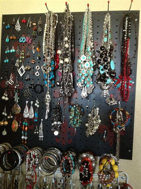 Depiction Of Make Your Own Pegboard Jewelry Display Diy Display