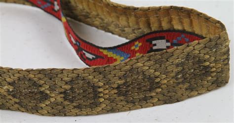 Rattlesnake hatband(prairie rattler) this band is fully adjustable to fit all sizes with rattle mounted on left side of the hat. Rattle Snake Hat Band