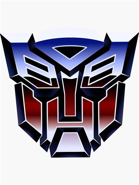 Autobots Logo Sticker By Canadiangrifter Redbubble