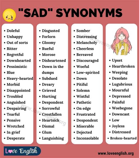 Another Word For SAD 70 Useful Ways Of Saying Sad In English Love
