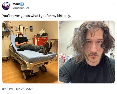 Markiplier Mildly Alarms Fans With Yet Another Hospital Selfie And No