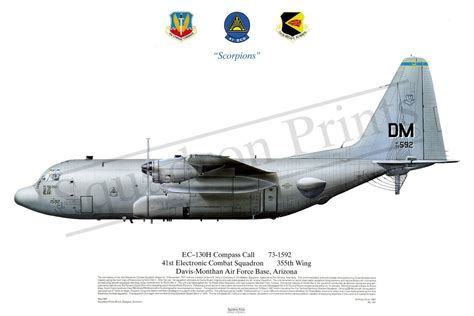 Ec 130h Compass Call Print Squadron Prints