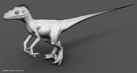 Buy Velociraptor Rigged Fully Rigged 3d Models Online