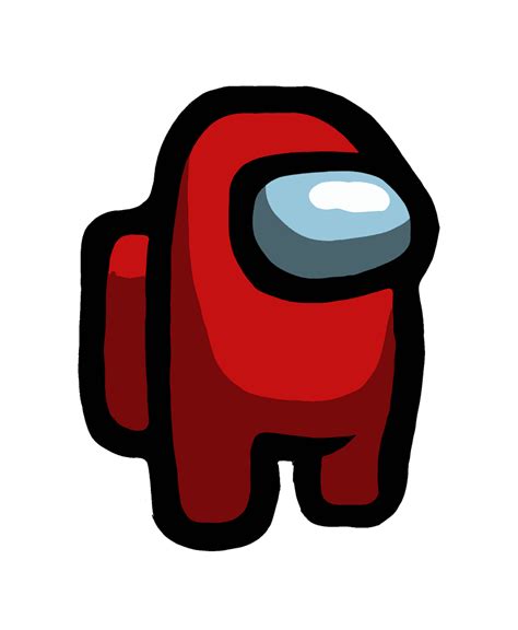 Red Among Us transparent PNG - StickPNG