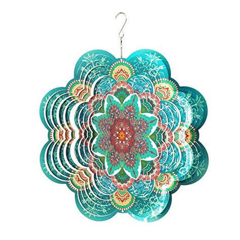 Mandalas is my very favorite color by number book!! FONMY Stainless Steel Wind Spinner-3D Indoor Outdoor ...