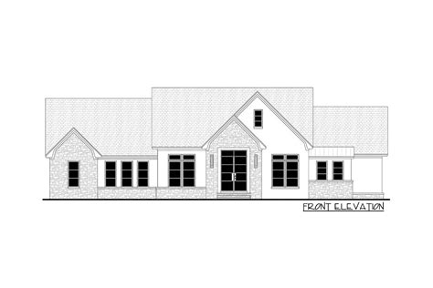 3 Bed Modern Ranch House Plan With Hidden Pantry 51921hz