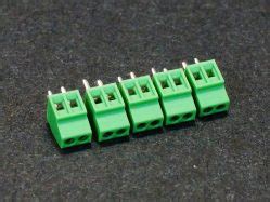 Screw Terminal 2 54mm 2 Position 5 Pack ProtoSupplies