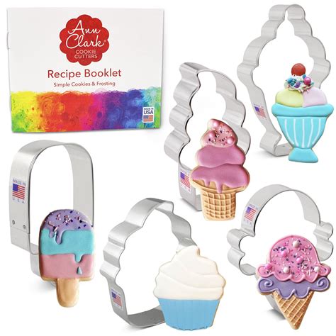 Buy Ice Cream And Sweets Birthday Cookie Cutter 5 Pc Set Made In Usa By