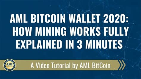 Mining companies running lots of asic miners as businesses claim to use only one watt of power for every gigahash per second of computing performed when mining for bitcoins. AML Bitcoin 2020: How Mining works fully explained in 3 ...