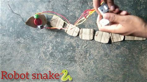 How To Make A Robot Snake At Home Youtube