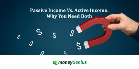 Passive Income Vs Active Income Why You Need Both Moneygenius