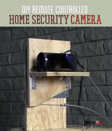 If you've been thinking about installing a home security system in order to improve the safety of your residence, there are several if you find the monthly costs of many home monitoring companies to be prohibitive, you can opt to build your own home security system on a surprisingly reasonable budget. How to Make a Remote-controlled Home Security Camera | Survival Life
