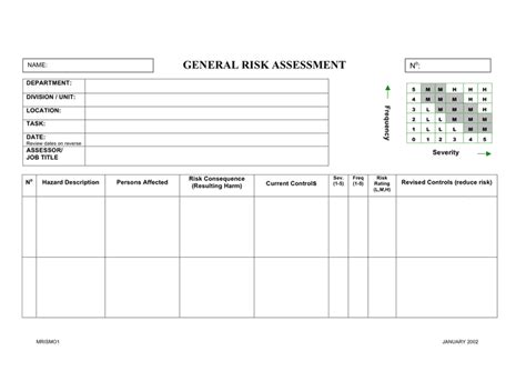 Risk Assessment Template In Word And Pdf Formats Free Nude Porn Photos