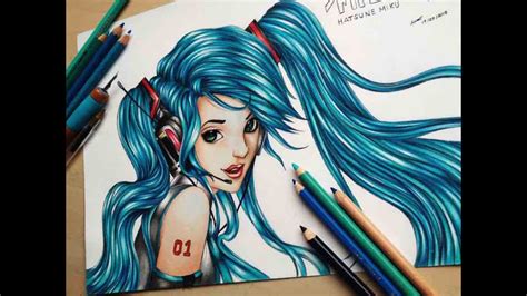 Experiment with deviantart's own digital drawing tools. Drawing Hatsune Miku - Vocaloid ( majority request) - YouTube