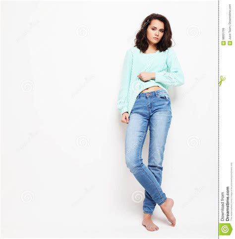Lifestyle Fashion And People Concept Full Body Young