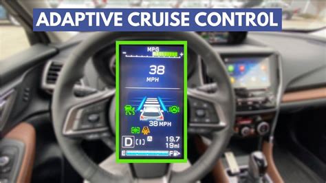 How To Set Adaptive Cruise Control 2021 Subaru Forester Youtube In 2022 Cruise Control