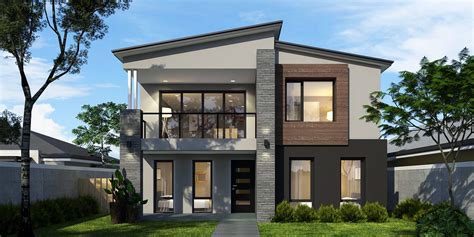 Home Designs Online Rear Garage 2 Storey Home Designs